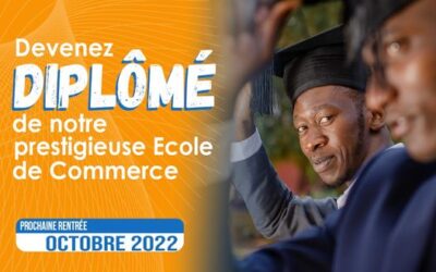 Devenez diplômé de notre prestigieuse ECOLE DE COMMERCE